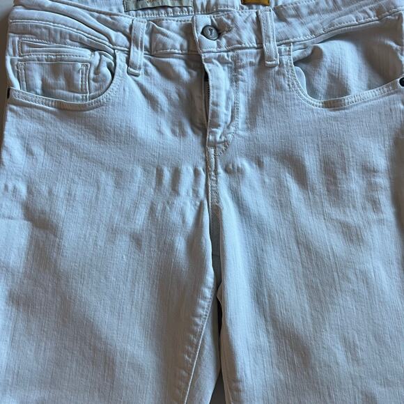 ANTHROPOLOGIE Pilcro and the Letterpress, White Jeans, Size 29/8 Straight Leg - Picture 5 of 6